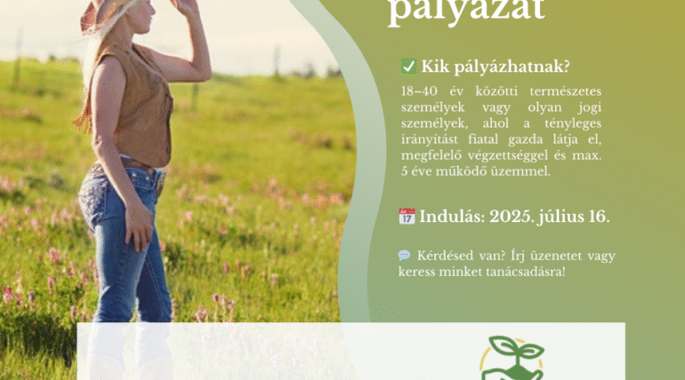 fiatal gazda pályázat