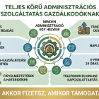 Teljes körű mezőgazdasági adminisztráció